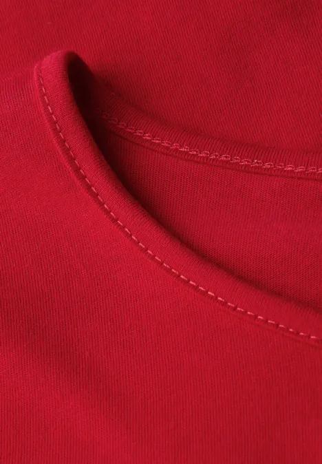 Basic Langarmshirt racing red