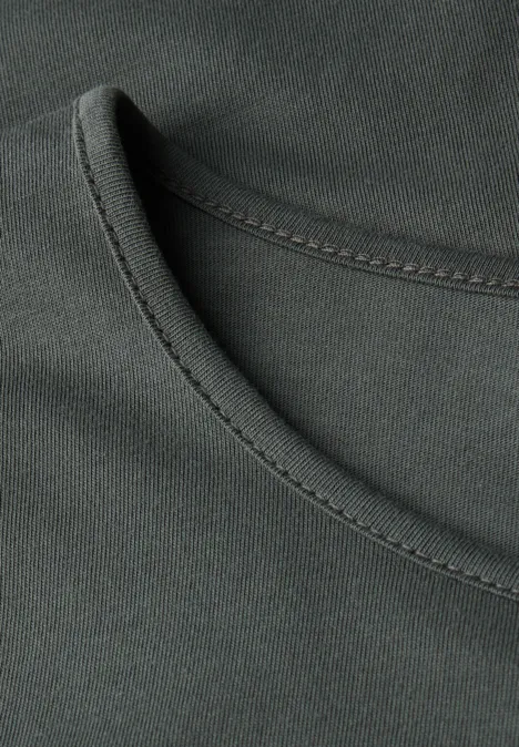 Basic Langarmshirt balsam green