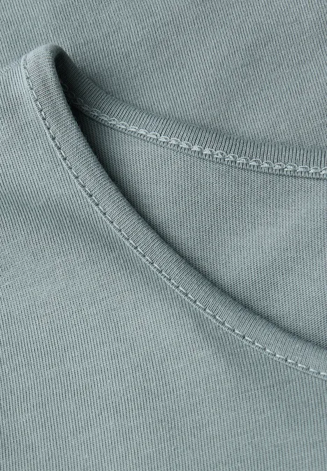 Basic Langarmshirt arona blue