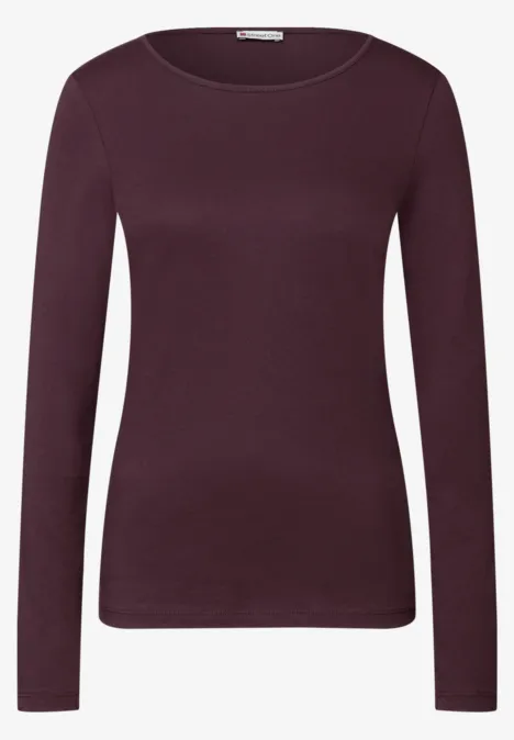T-shirt basique à manches longues Jazz Berry