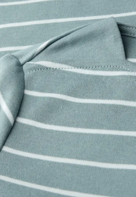 Gestreiftes Basic Shirt arona blue