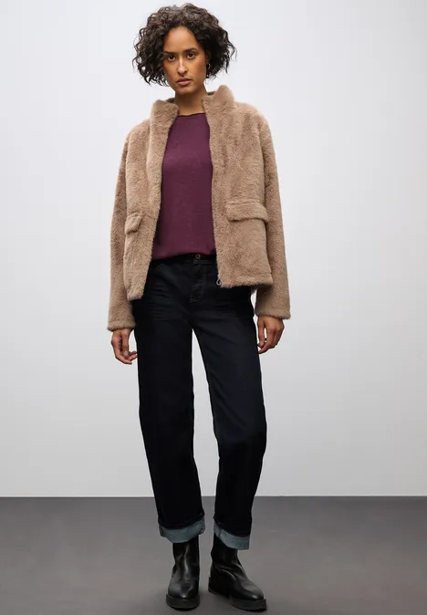 Softes Melange Shirt noble red