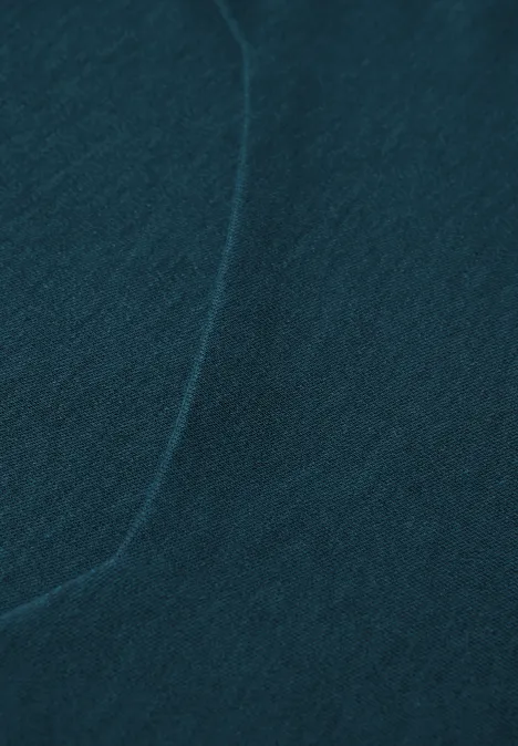 Shirt mit Carrée Ausschnitt tide blue