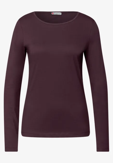 2er-Pack Langarmshirts deep blue/jazz berry