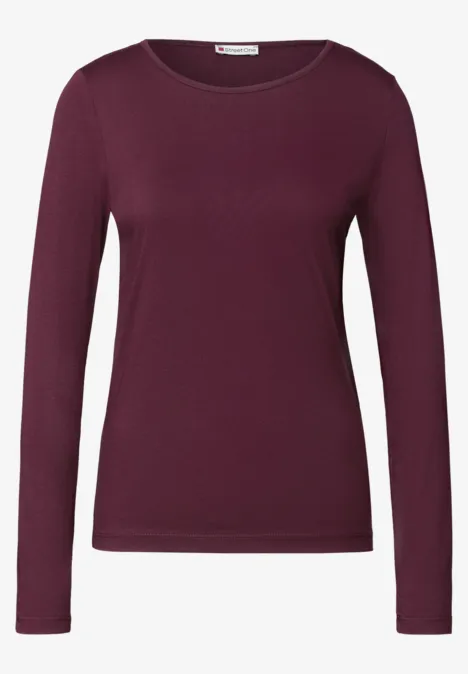 2er-Pack Langarmshirts noble red/off white