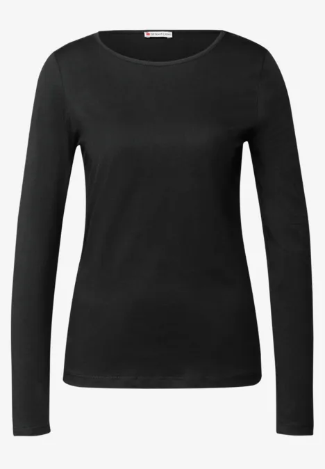 2er-Pack Langarmshirts white/black