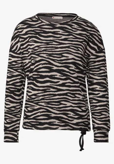Kuscheliges Jacquard Shirt Black