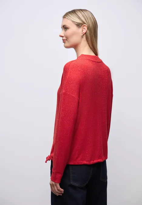 Softes Turtleneck Shirt racing red mel.