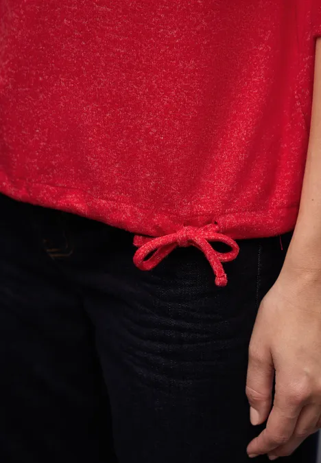 Softes Turtleneck Shirt racing red mel.