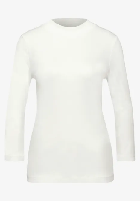 Basic col shirt off white