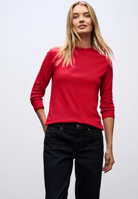 Basic col shirt racing red