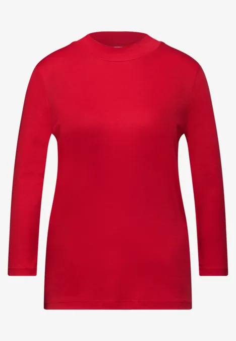 Basic col shirt racing red