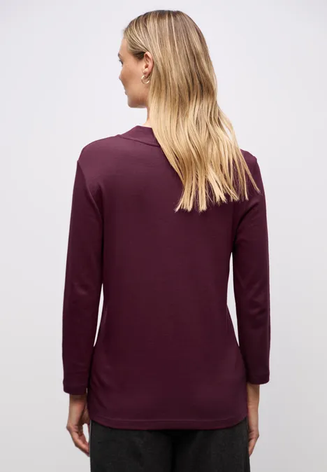 Basic col shirt noble red