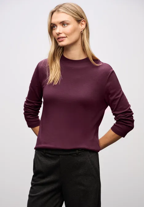 Basic col shirt noble red