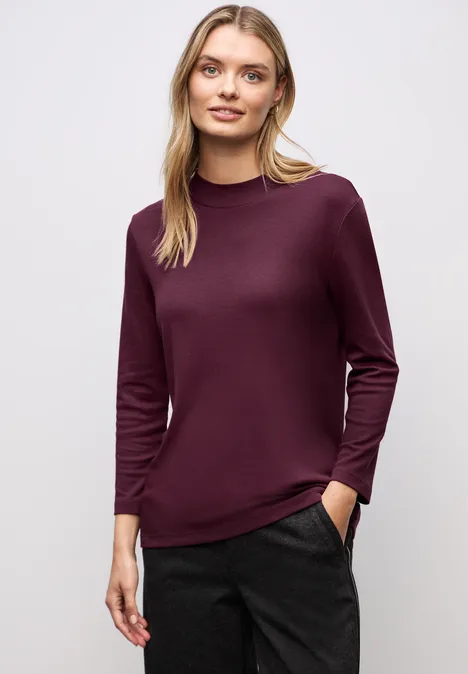 Basic col shirt noble red