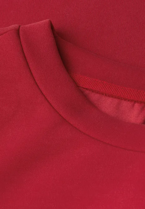 Silk-Look shirt racing red