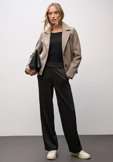 Basic shirt met lange mouwen Black