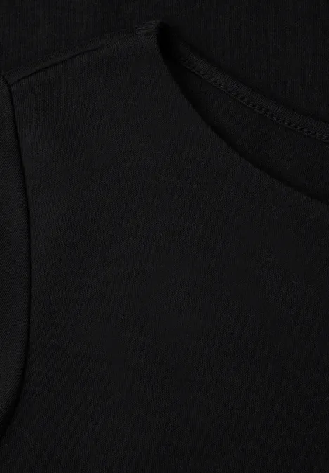 Basic shirt met lange mouwen Black