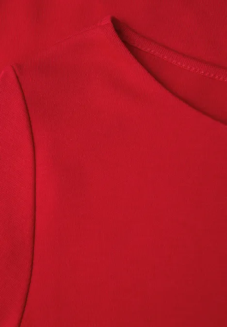 Basic shirt met lange mouwen racing red