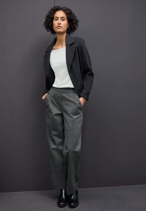 Basic shirt met lange mouwen null