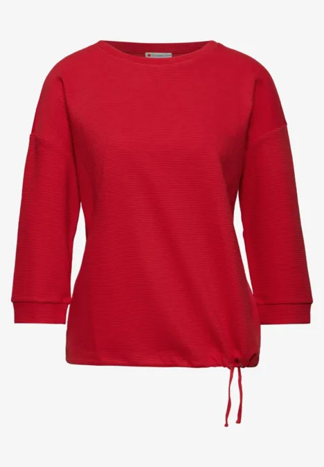 T-shirt à structure mixte racing red