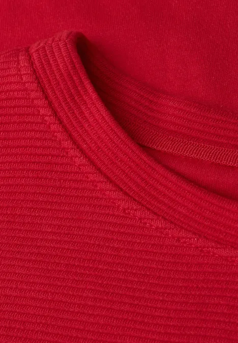 T-shirt à structure mixte racing red