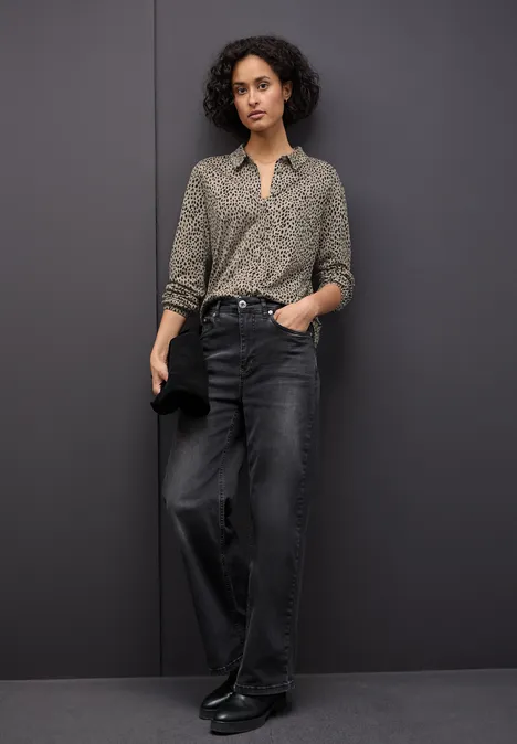 Leo-Shirt im Tunika-Shirt sanded beige