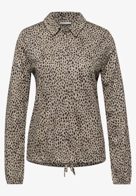 Leo-Shirt im Tunika-Shirt sanded beige