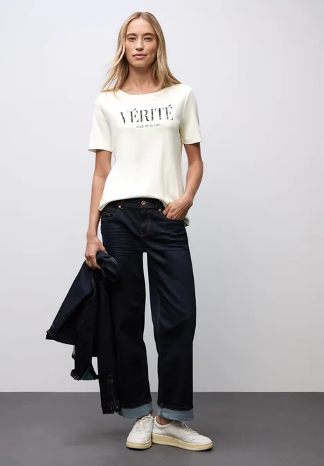 Shirt met tekst off white