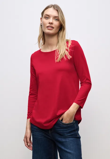 Longstyle Shirt racing red