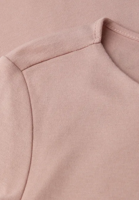 Basic Langarmshirt faded rose
