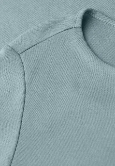 Basic Langarmshirt arona blue