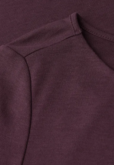 Basic Langarmshirt jazz berry