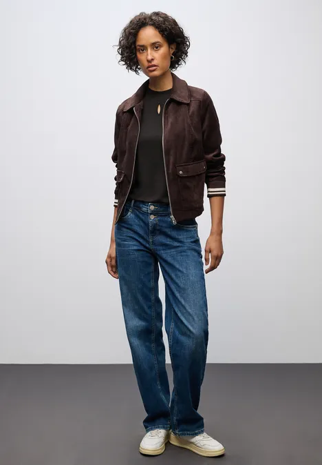 Shirt mit Cut-Out Detail darkest brown