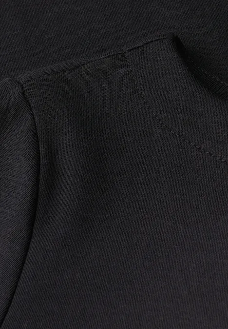 Langarmshirt mit Wording Black