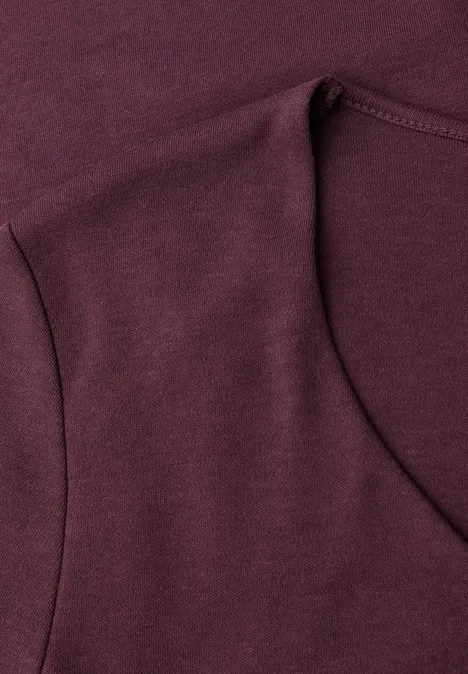 Shirt mit Herzausschnitt jazz berry