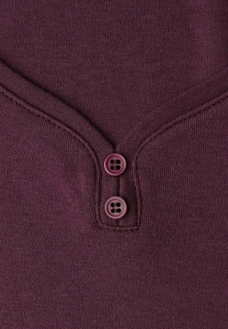 Top avec détail de boutons Jazz Berry Top avec détail de boutons Jazz Berry