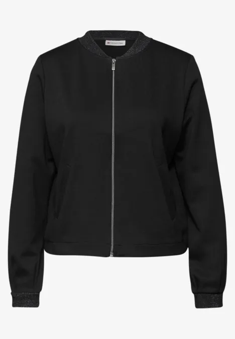 Blouson avec détails scintillants Black Blouson avec détails scintillants Black