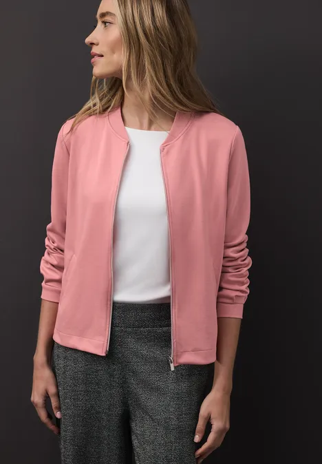 Blouson met glitterdetails powder pink