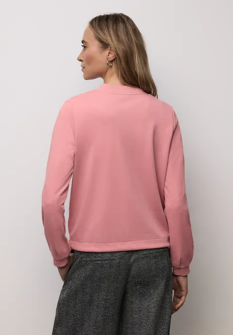Blouson met glitterdetails powder pink