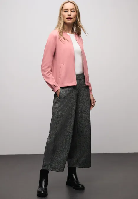 Blouson met glitterdetails powder pink