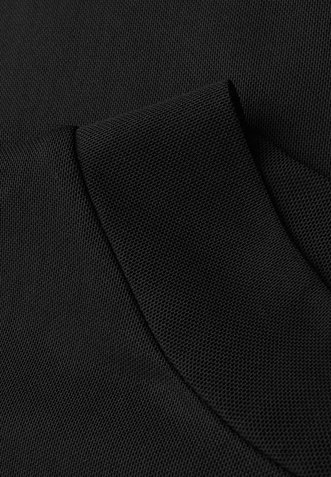 Mesh Turtleneck Shirt Black