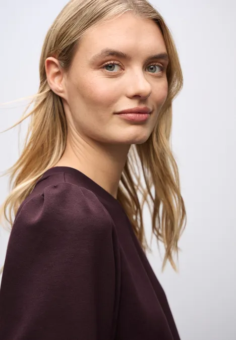 Silk-Look Shirt jazz berry