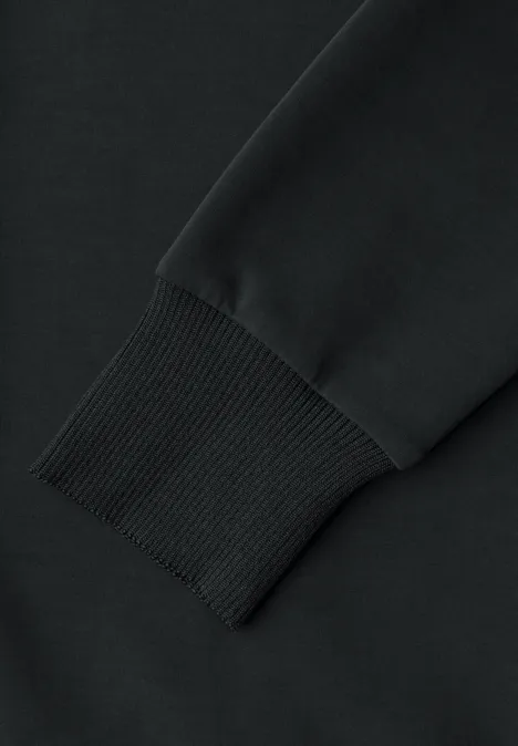 Silk-Look Jacke Black