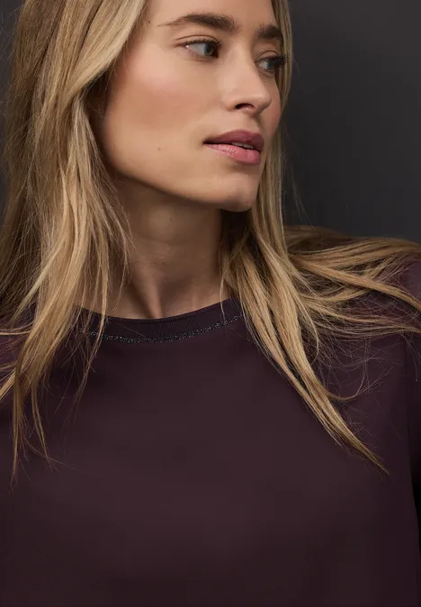 2in1 Chiffon Shirt jazz berry