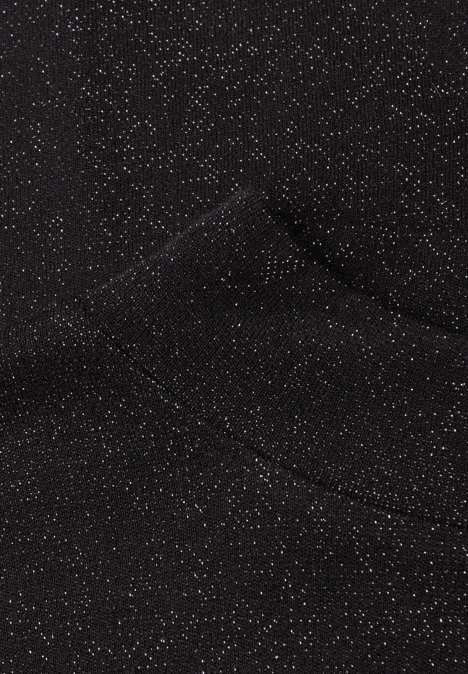 Glitzerndes Shirt Black
