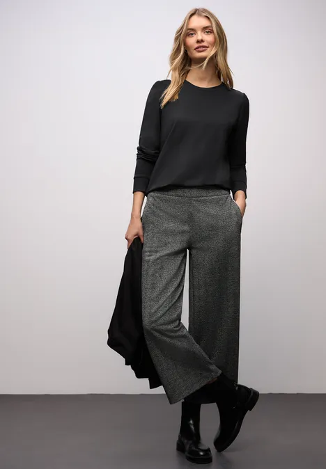 T-shirt avec fronces Black