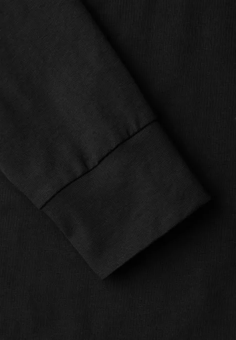 T-shirt avec fronces Black