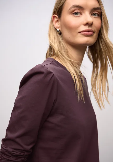 T-shirt avec fronces Jazz Berry