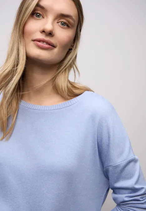 Chemise mélangée frosted blue mel.